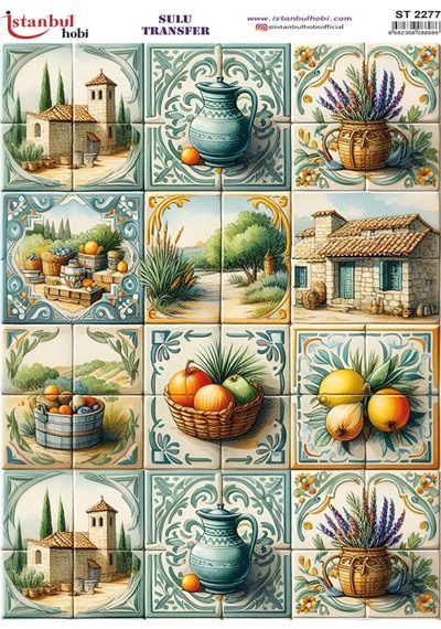 Sulu Transfer Kağıdı 25x35cm St-2277