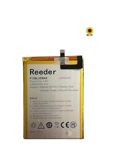 Reeder P13 Blue Max Batarya Pil