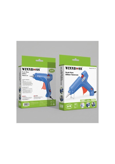 3 Adet Sıcak Silikon Tabancası 80w Elektrikli, 11 Mm Mum Silikon İçin Uyumlu, Li Açma-kapama, Profesyonel Hot Glue Gun