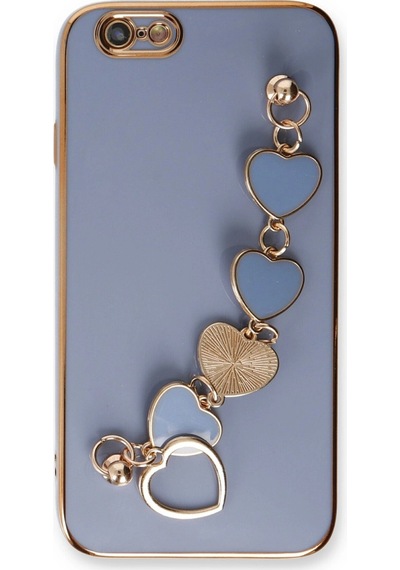 Apple Uyumlu iPhone 6 Kılıf Esila Silikon Gri,