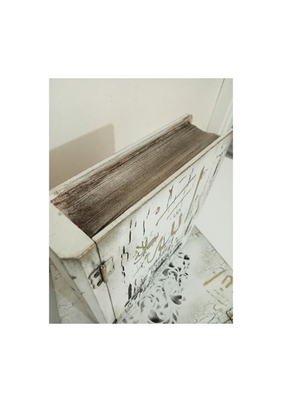 Ev Aksesuar Ahşap Kitap Kutu Seti Beyaz - 627784249 Beyaz