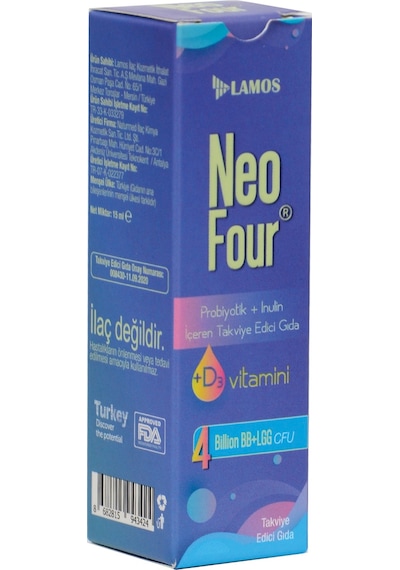 Lamos Neofour Probiyotik Damla 15 ML