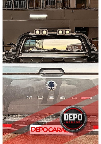 Ford Ranger Tam Uyumlu Lazer Kesim Led Işıklı Rollbar