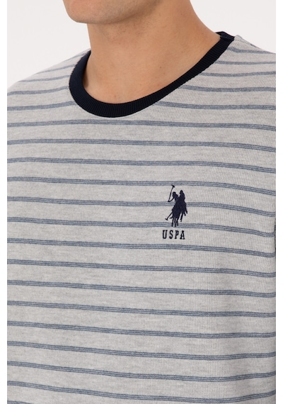 U.s. Polo Assn. Erkek Lacivert Pijama Takım 50318604-vr033 Lacivert