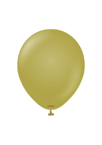 Retro Zerdeçal Pastel Balon 5 Li Açık Yeşil