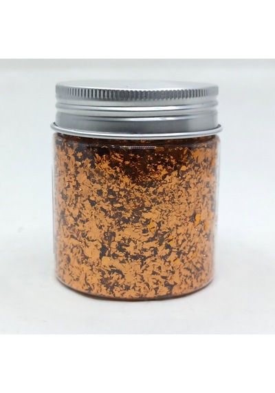 Pul Varak Gilding Flakes Sanatsal İnce Tanecikli Kırpık Folyo Epoksi Reçine Nail Art 100 Cc Turuncu