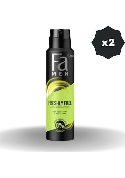 Deo Freshly Free Mınt & Bergamot 150 Ml - 2 Adet