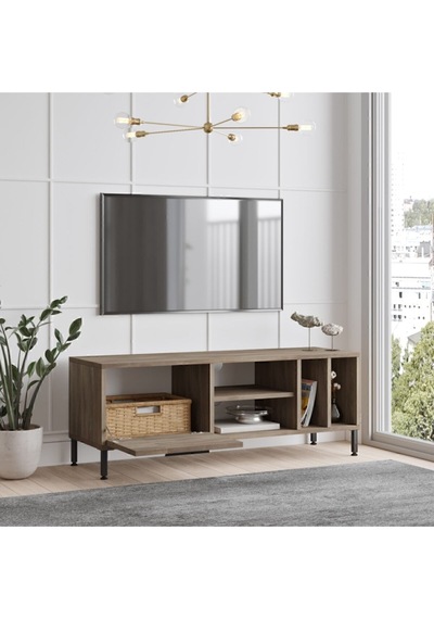 Toria Tv Ünitesi Sehpası Metal Ayaklı 120cm Kahve Tor2-cu Kahverengi Toria Tv Ünitesi Sehpası Metal Ayaklı 120cm Kahve Tor2-cu Kahverengi