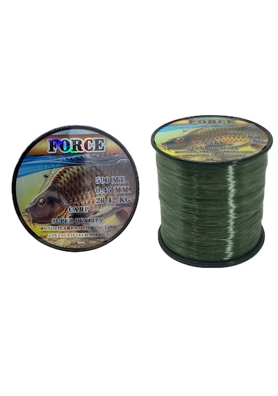 Effe Force 500m 0.45mm Monofilament Bobin Misina Yeşil