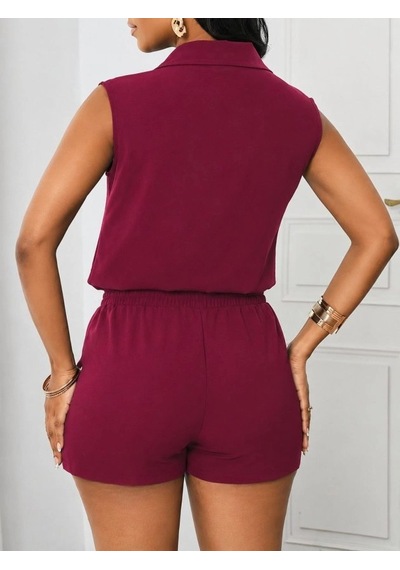 DefyModa Kadın Kolsuz Yakalı Önden Düğmeli Dubai Bluz Ve Bağcıklı Kısa Şort Ikili Takım Bordo DefyModa Kadın Kolsuz Yakalı Önden Düğmeli Dubai Bluz Ve Bağcıklı Kısa Şort Ikili Takım Bordo