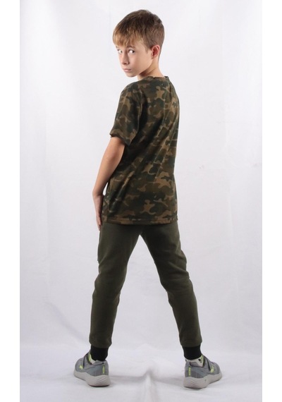 Alexandergardi Alexandergardı Kamuflaj Desenli Çocuk T-shirt C23-906 00 001