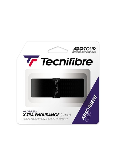 Tecnifibre X-tra Endurance Siyah Overgrip, Tek Boy Çok Renkli