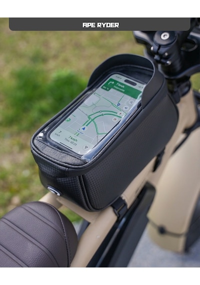 Ape Ryder Genon Ultra 750w Elektrikli Bisiklet Ayna Çanta Ve El Gazıi Siyah