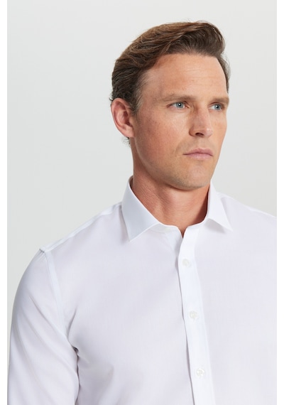 AC&Co / Altınyıldız Classics Erkek Beyaz Ütü Gerektirmeyen Ekstra Slim Fit Klasik Yaka %100 Pamuk Gömlek Beyaz AC&Co / Altınyıldız Classics Erkek Beyaz Ütü Gerektirmeyen Ekstra Slim Fit Klasik Yaka %100 Pamuk Gömlek Beyaz