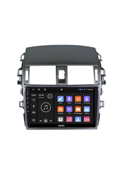 Toyota Corolla Izgaralı Çerçeve Android Multimedya Sistemi 4-64 Cadence R18 2007-2008 Ön Kayıt Kamera  9"