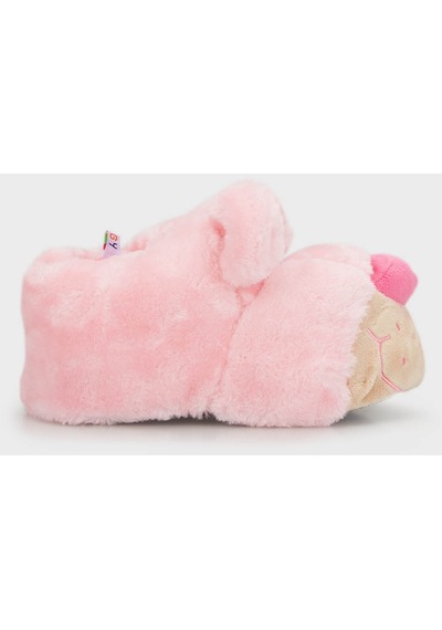 Twigy Fibert Çocuk Hayvanlı Panduf Pembe 30/35 CC0666 Pembe