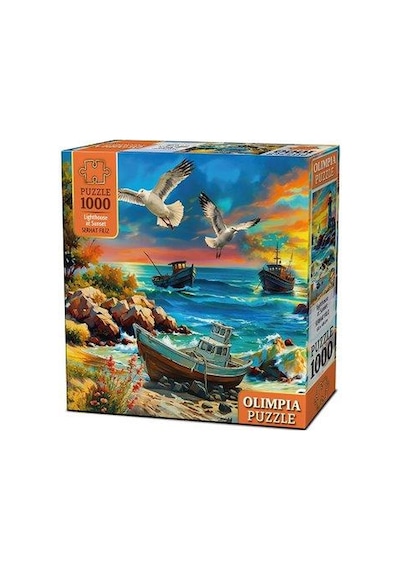 Lighthouse At Sunset Olimpia Puzzle 1000 Parça 15002