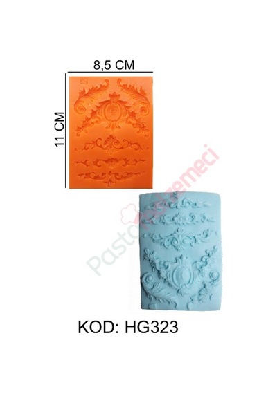 Silikon Kalıp Broş 6 Lı Hg-323 Turuncu