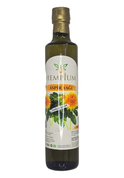 Soğuk Sıkım Aspir Yağı 500 Ml