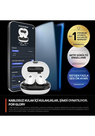 Steelseries Arctis Gamebuds Earbuds Oyuncu Kulak İçi Kulaklık