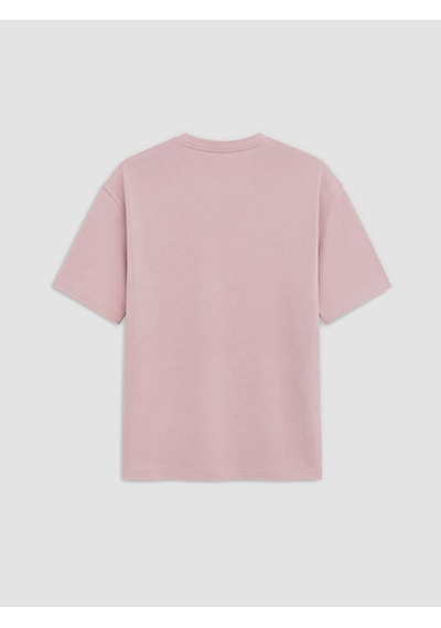 Lcw Vision Pembe Relax Fit Bisiklet Yaka Erkek Tişört