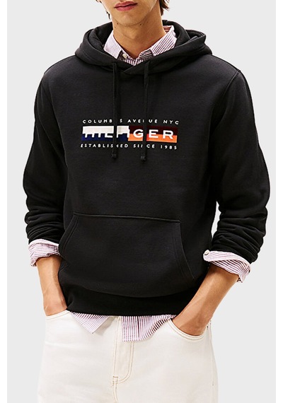 Tommy Hilfiger Erkek Sweat Mw0mw40041 Bds Siyah Siyah