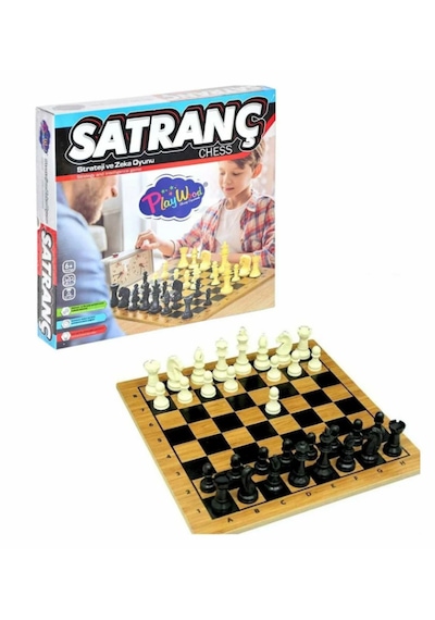 Playwood Ahşap Satranç Oyunu