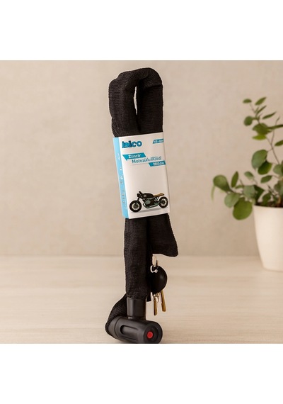 Urfakent 150 Cm Zincirli Anahtarlı Motor & Bisiklet Kilidi Bez Kılıflı