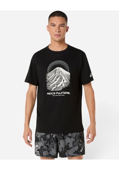 Asics Fujıtraıl Logo Ss Top Erkek Siyah Kısa Kollu Tshirt 2011d527-001