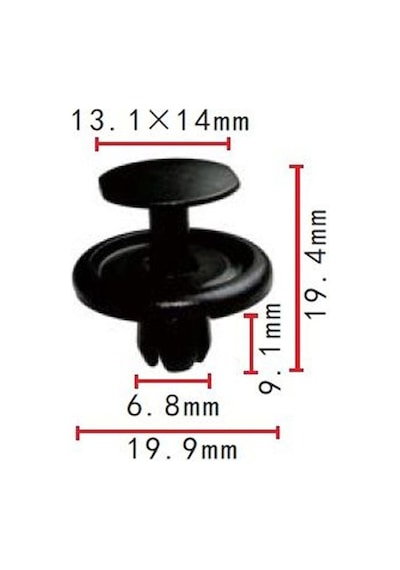 Toyota Corolla Uyumlu Çamurluk Tampon Klipsi 25 Adetli Paket 539385372