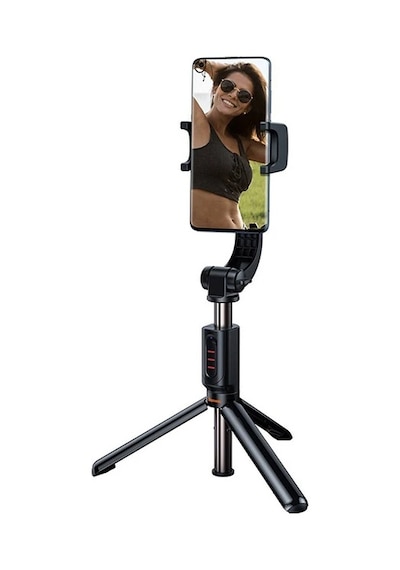 Baseus Lovely Bluetooth Selfie-özçekim Tripod Çubuğu Monopod- 5775 - Pembe