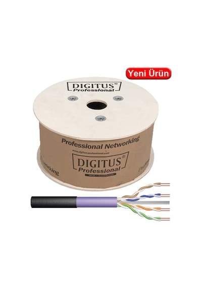 Digitus Dk-1613-vh-5-od Cat6 Dış Ortam Çift Kılıflı Network Kablosu 500 M