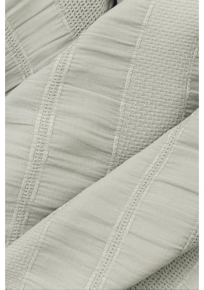 River 3 Parça Tek Kişilik Pike 170x230 Cm, Fıttd. Çarşaf , Yastık Kılıfı Takımı %100 Pamuk Mint Yeşili
