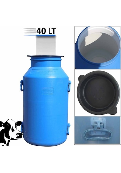 Süt Güğümü Içi Beyaz 40 Litre Mavi