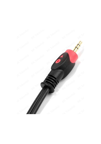 Yüksek Kalite 3.5mm Erkek to 2RCA Erkek  Ses Kablosu 5 Metre