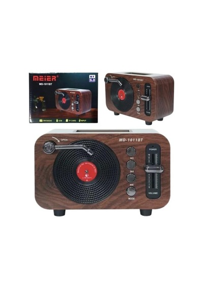 Tr Mini Boy Retro Bluetooth Radyo Hoparlör Cz1011bt Klasik Tasarım, Kablosuz Bağlantı, Güçlü Ses, Uzun Pil