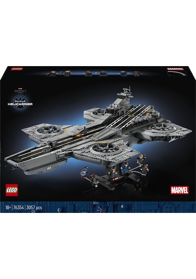 LEGO® ǀ Marvel S.H.I.E.L.D. Helikoptaşır 76354 - Yetişkinler için 6 Minifigür İçeren Koleksiyonluk Model Yapım Seti (3057 Parça)