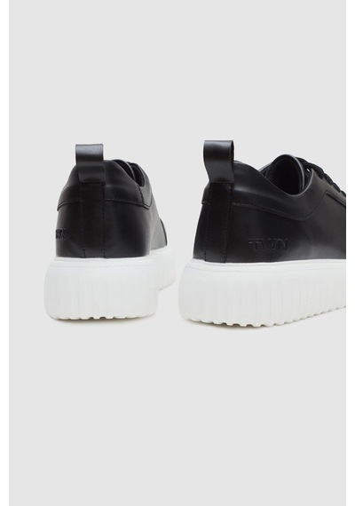 D's Damat Siyah Kalın Beyaz Tabanlı Bağcıklı Sneaker Ayakkabi 3EC09ORT0381 Siyah D's Damat Siyah Kalın Beyaz Tabanlı Bağcıklı Sneaker Ayakkabi 3EC09ORT0381 Siyah