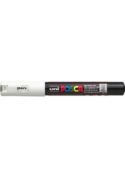 Unıball Posca 0.7 Mm Markör Kalem Beyaz Diğer