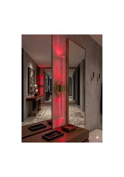 Bubbleflux Large 51 Cm Modern Tasarım Led Aplik - Duvar Lambası - Gold - Elektrikli - Rgb Kumandalı Gold Rgb Elektrikli Kumandalı
