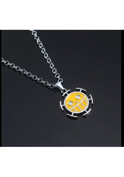 One Piece Kalp Pirates Heart Korsanları Kolye 92216901 Beyaz