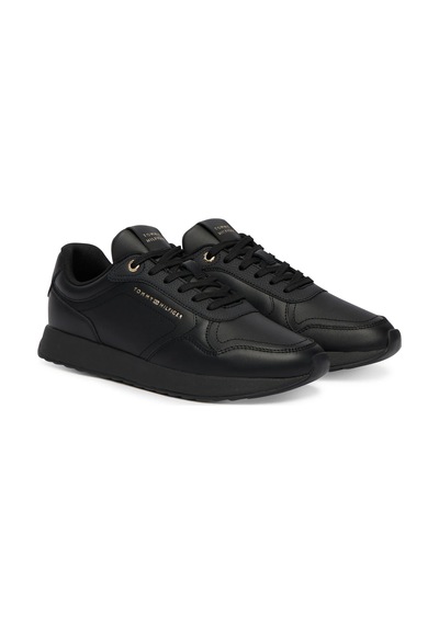 Tommy Hilfiger Kadın Marka Logolu Günlük Kullanıma Uygun Siyah Sneaker Fw0fw09411 Bds