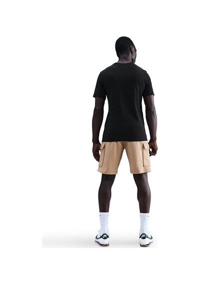 Nike M Nsw Club Tee Erkek Günlük Tişört Siyah/krem Siyah/krem