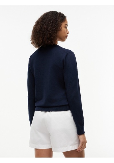 Tommy Hilfiger Co Jersey Stıtch C-nk Ls Cardı Kadın Mavi Kazak - Ww0ww42370