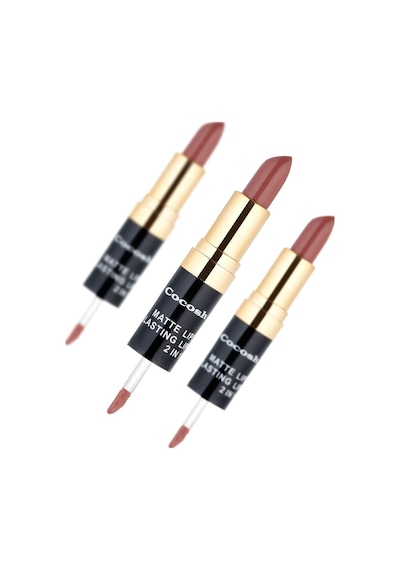 Cocosh She Ruj - Matte Smile Lipstick & Lipgloss 2 In 1 04 Brown 8681569700499 - 04brown Diğer