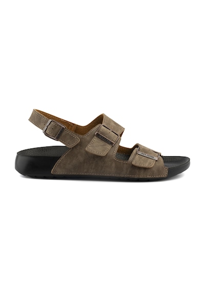 Roy Jones Barcelona Urban Sandals Rahat Yumuşak Tabanlı Erkek Sandalet-vizon Vizon