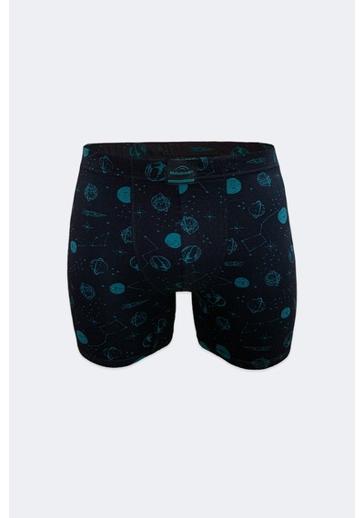 Malabadi Erkek Desenli 4 Lü Premium Collection Modal Uzun Boxer 4m250 Set-1