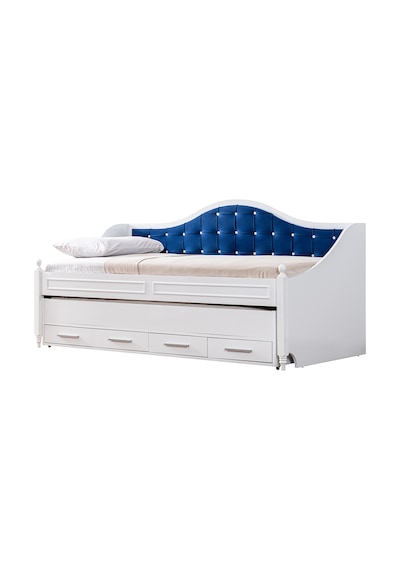 Yavrulu Yatak, Eymen Mavi Yavrulu Karyola + 2 Comfort Yatak
