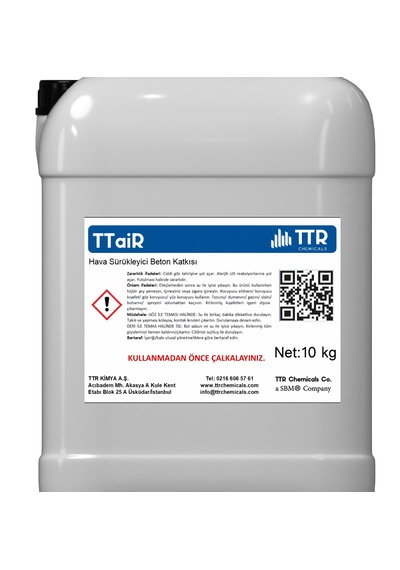 Ttair Hava Sürükleyici Beton Katkısı-10 Kg