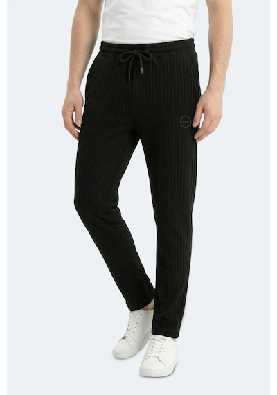 Slazenger Norwood Erkek Siyah Eşofman Altı Siyah